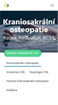 Mobile Screenshot of csosteopatie.cz